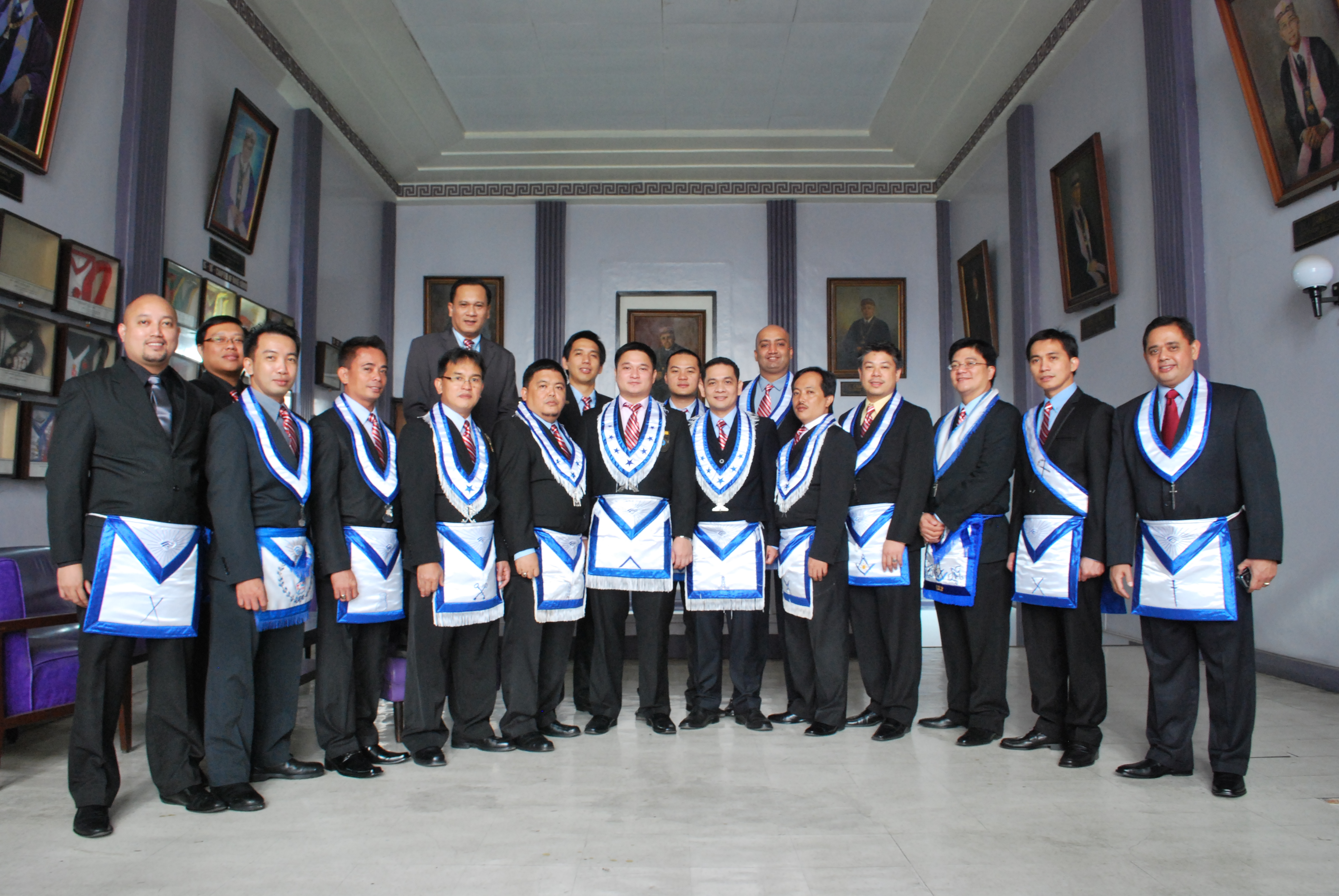 Masons at the Scottish Rite Temple